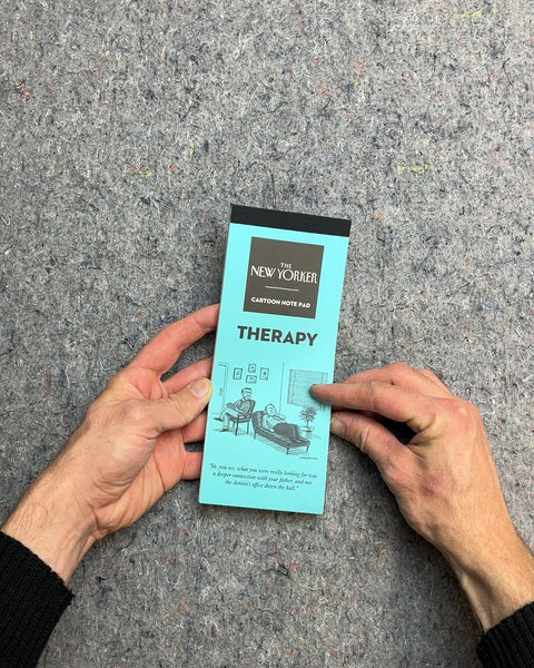 The New Yorker Cartoon Note Pad, Therapy