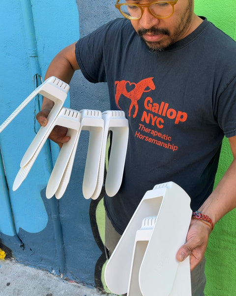 White Plastic Shoe Slots Organizers