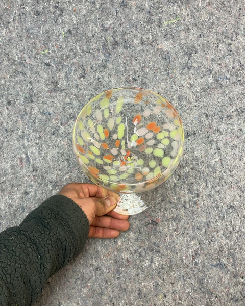 Confetti Stemmed Coupe Glass
