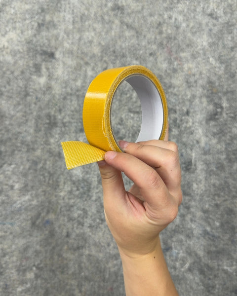 Thick Yellow Mesh-Reinforced Tape