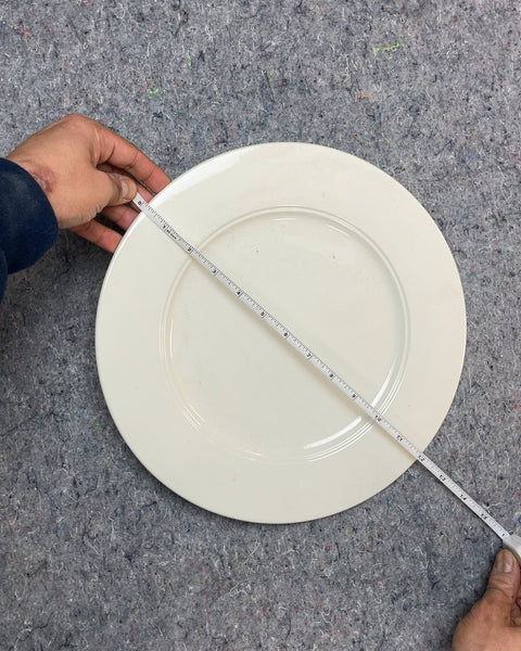 Homer Laughlin Round Serving Plate, 12"