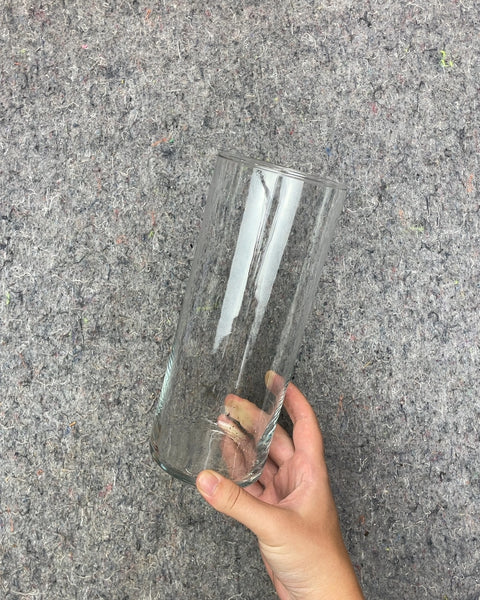 Clear Glass Cylinder Vase