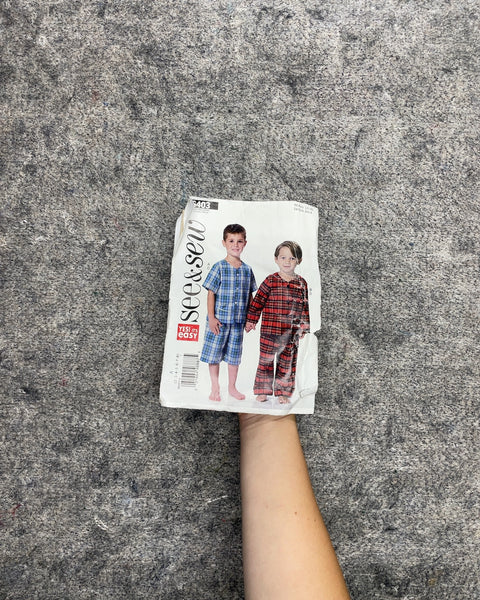 See & Sew B6403 Children's Pajamas Sewing Pattern