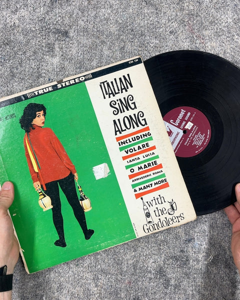 Italian Sing Along with The Gondoleers Vinyl Record