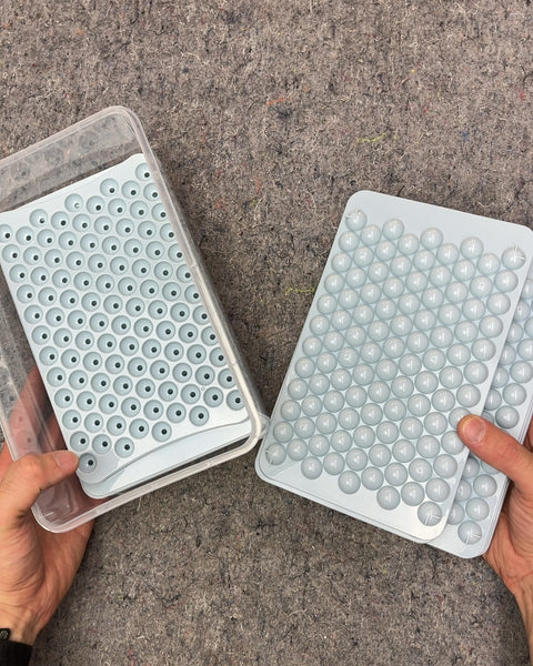 WIBIMEN Mini Ice Cube Tray Set