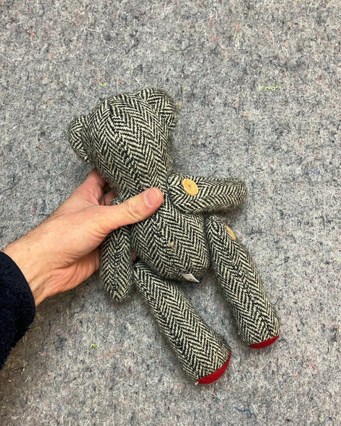 Cute Herringbone Teddy Bear