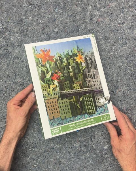 New York Puzzle Company Smarter Greener Better Puzzle, 500 Pieces