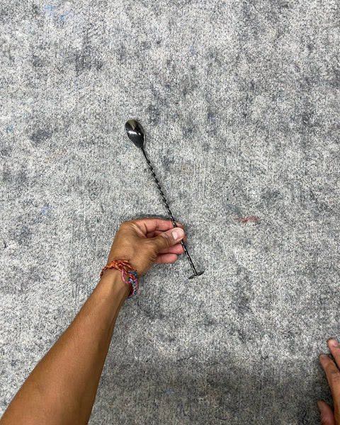 Stainless Steel Spiral Cocktail Bar Spoon