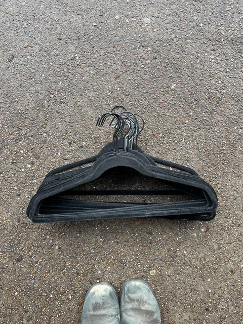 Mad Black Felt Hangers 1