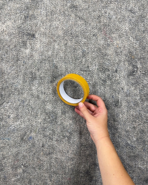 Thick Yellow Mesh-Reinforced Tape