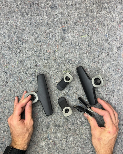 Black Bag Clips Set With Magnets