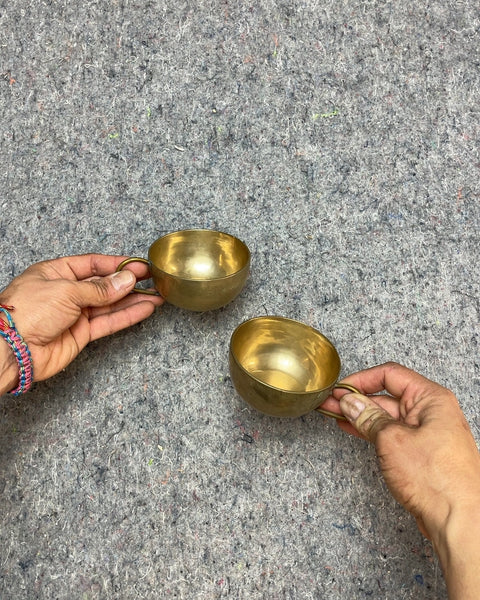 Beautiful Brass Punch Cups