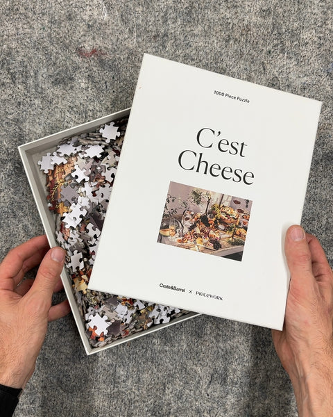 Crate & Barrel Piecework C'est Cheese 1000 Piece Puzzle