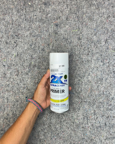 Rust-Oleum 2X Ultra Cover Flat White Primer Spray Paint
