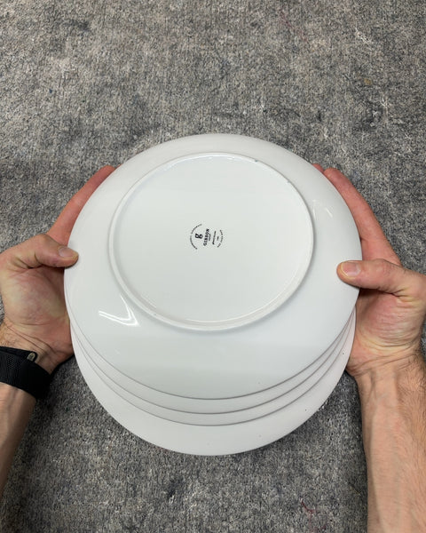 Gibson White Dinner Plates, Set of 4