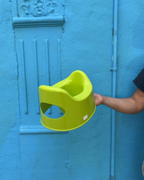 Green Plastic Potty Seat