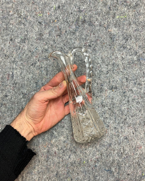 Small Pretty Glass Pitcher