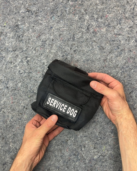 Industrial Puppy Service Dog Vest Harness Saddle Bag