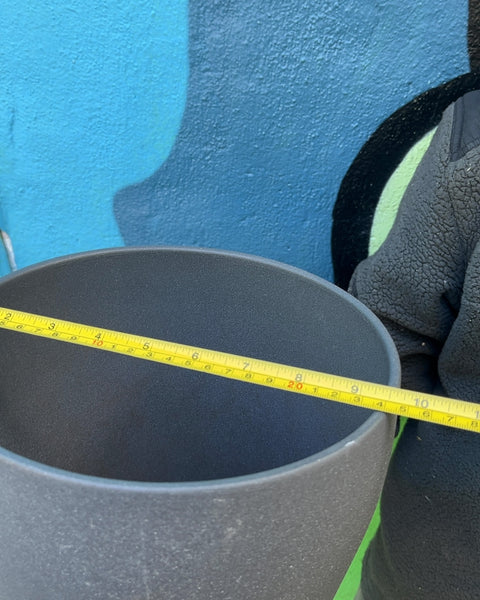 Gray Tapered Planter Pot, 10"