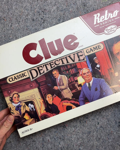 Clue Classic Detective Game Retro Series
