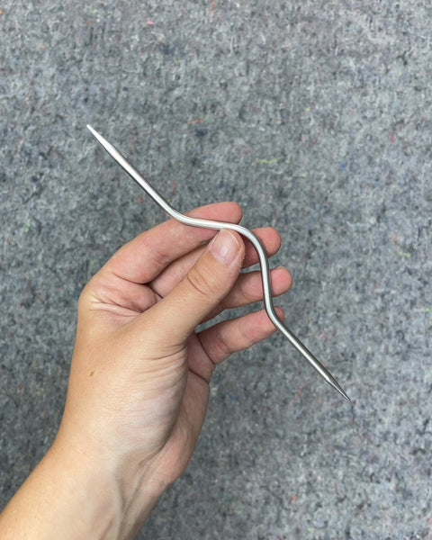 Metal Cable Knitting Needle
