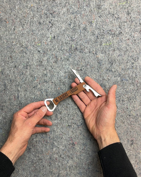 Multi-tool Bottle Opener with Corkscrew