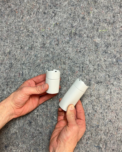 Two Travel Bottles For Soap Or Cream