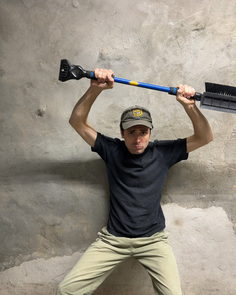 Telescoping Snow Brush and Ice Scraper