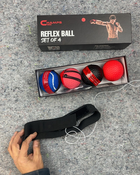 Champs MMA Reflex Ball Set of 4