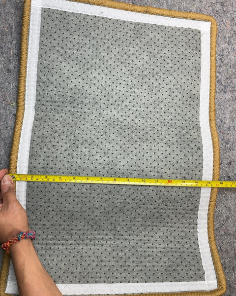 Small Woven Area Rug, Yx23"