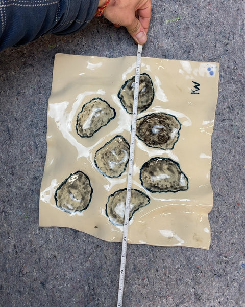 Handmade Oyster Decorative Plate