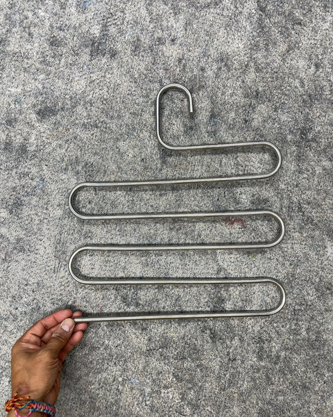 Stainless Steel S-Type Multi-Tier Pants Hanger