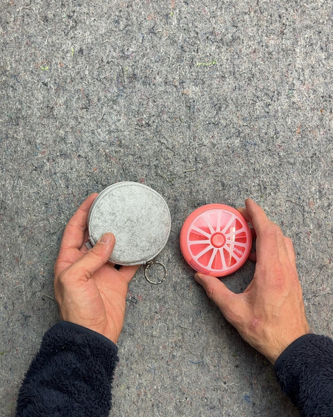 Pomelo and Orange Pill Organizers with Case