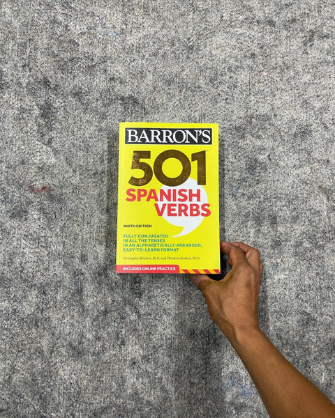 Barron's 501 Spanish Verbs by Christopher Kendris and Theodore Kendris