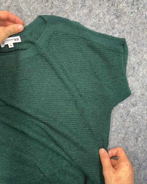 Uniqlo Ines De La Fressange Green Knit Top, Size L