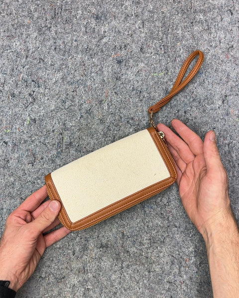 A New Day Canvas and Faux Leather Wallet