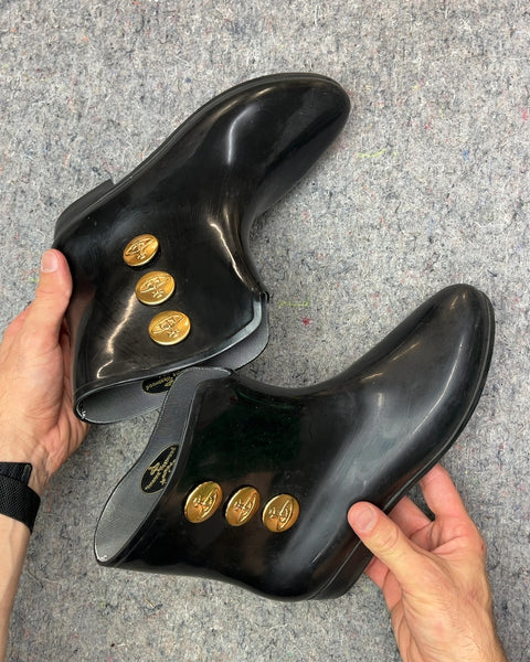 Vivienne Westwood Anglomania x Melissa Rain Boots, Size Says 10 US W But We Think It's 8.5/9