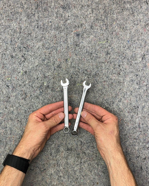 Chrome Vanadium Wrench Set, Size 10 & 11