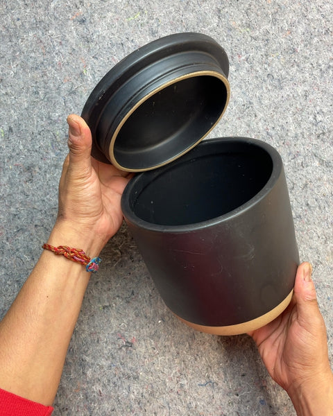 Bigass Ceramic Canister Pot