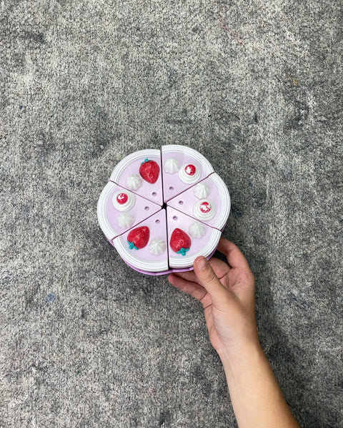 Toy Strawberry Cake Slices