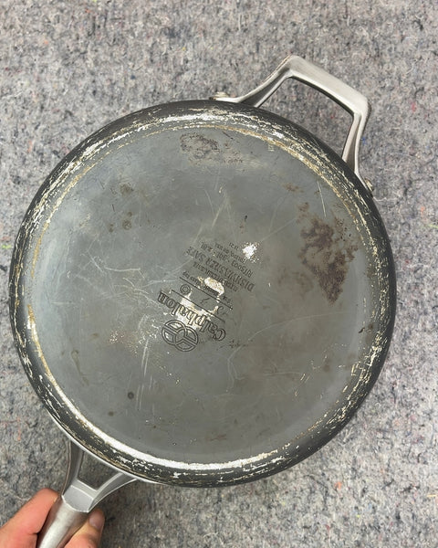 Calphalon Nonstick Sauté Pan with Lid, 10.5" Some Light Scratches