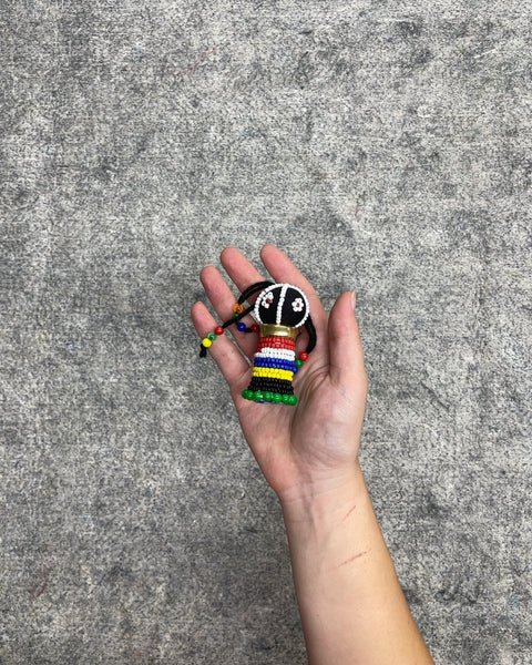 South African Ndebele Beaded Doll Figurine
