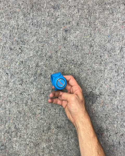 Slap Watch Blue Silicone Band Watch