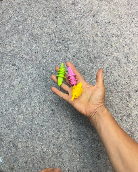Colorful Plastic Bottle Stoppers