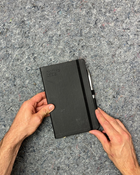 Goldman Sachs Black Lined Notebook with Pen