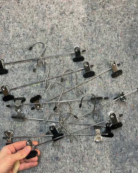 10ish Trouser Hangers with Clips