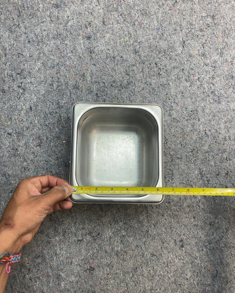 Another Stainless Steel Food Pan, W6xD4"
