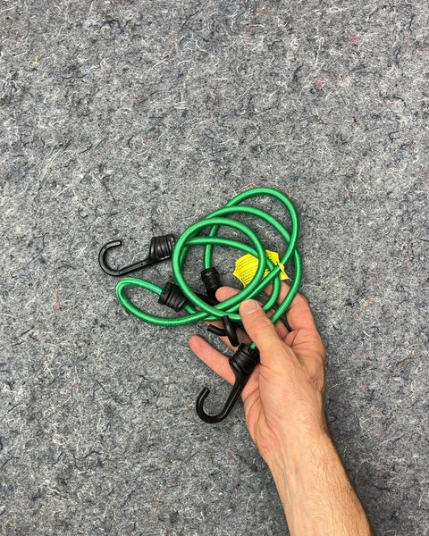 Two Green Bungee Cords