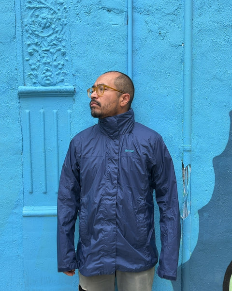 Marmot Blue Rain Jacket, Size XL/TG
