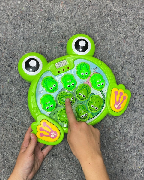 Green Frog Whack-A-Mole Game